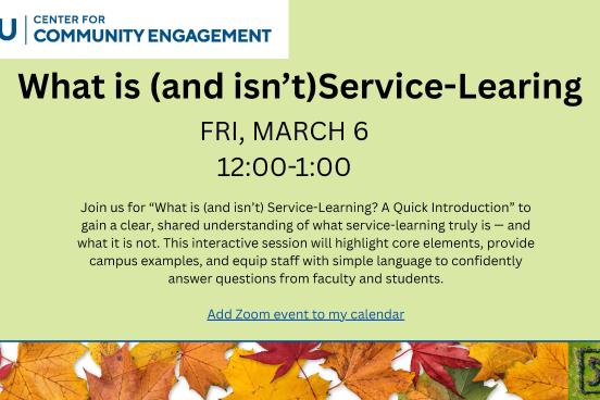 Decorative image of flyer for event